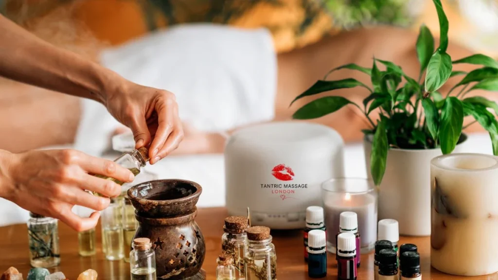 Tantric Massage London — calming atmosphere and professional sensual wellness.